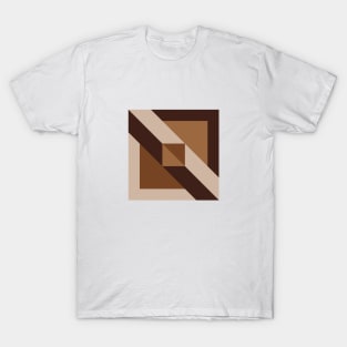 Earth Tones Geo Illusion T-Shirt